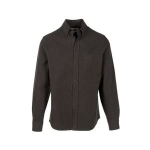 NEW SCHOTT men's cotton flannel shirt in olive